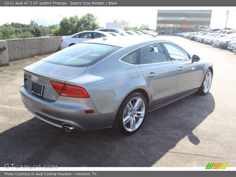 Quartz Gray Metallic / Black 2013 Audi A7 3.0T quattro Prestige