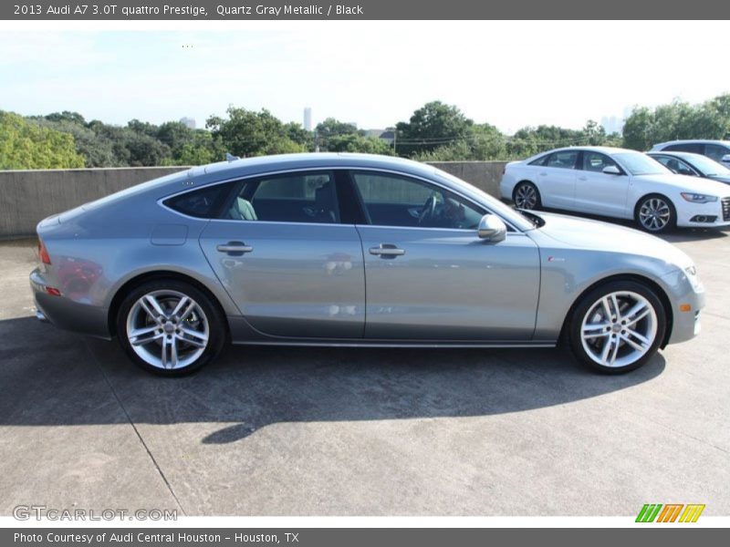 Quartz Gray Metallic / Black 2013 Audi A7 3.0T quattro Prestige
