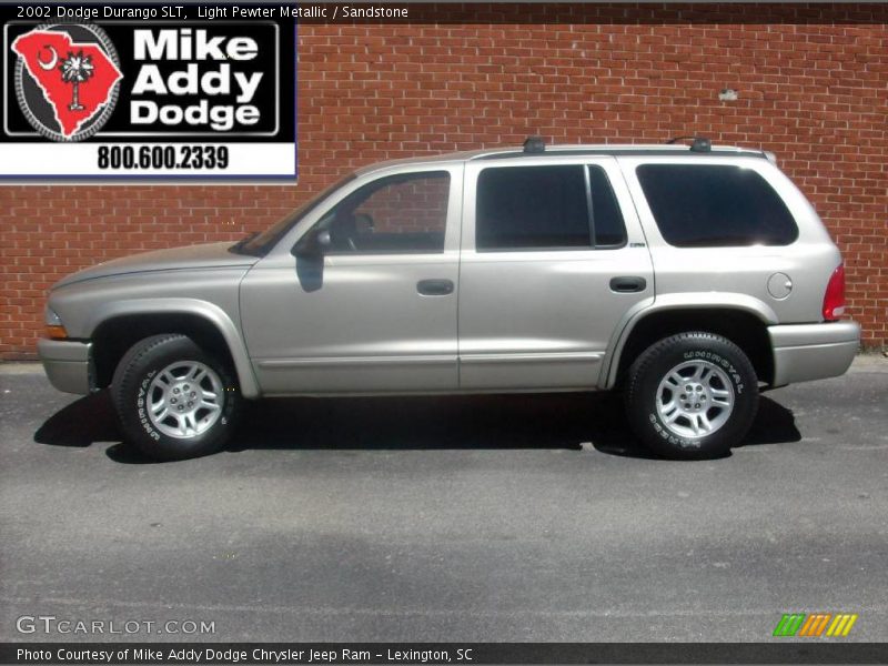 Light Pewter Metallic / Sandstone 2002 Dodge Durango SLT