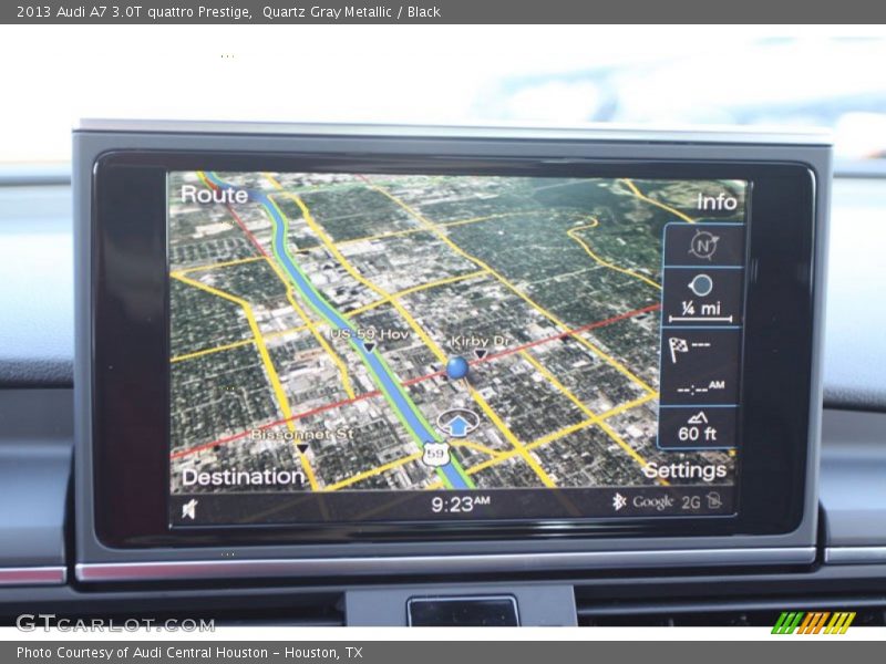 Navigation of 2013 A7 3.0T quattro Prestige