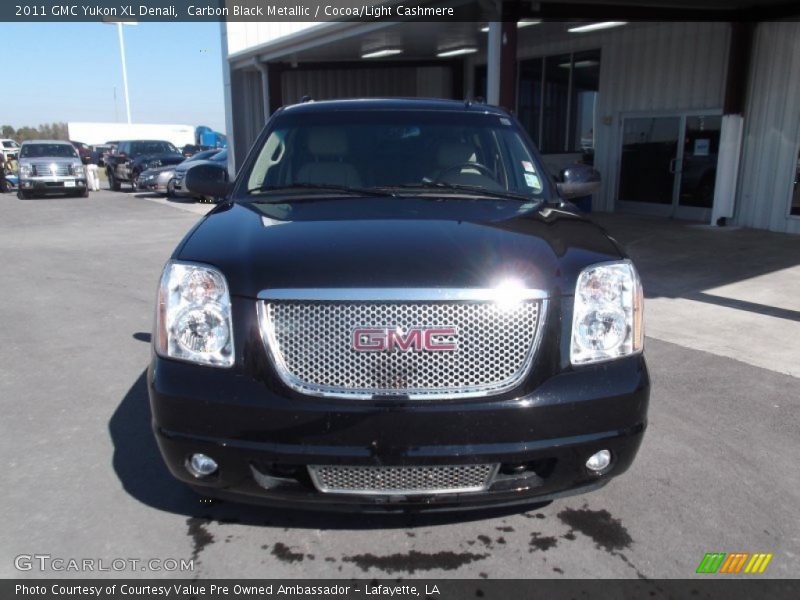 Carbon Black Metallic / Cocoa/Light Cashmere 2011 GMC Yukon XL Denali