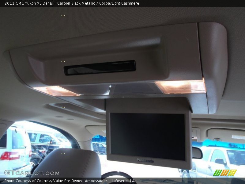 Carbon Black Metallic / Cocoa/Light Cashmere 2011 GMC Yukon XL Denali