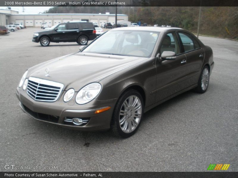 Indium Grey Metallic / Cashmere 2008 Mercedes-Benz E 350 Sedan