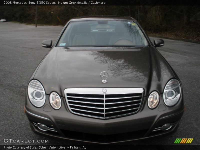 Indium Grey Metallic / Cashmere 2008 Mercedes-Benz E 350 Sedan