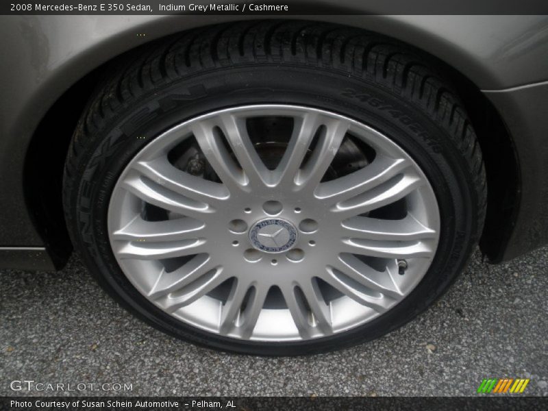 Indium Grey Metallic / Cashmere 2008 Mercedes-Benz E 350 Sedan