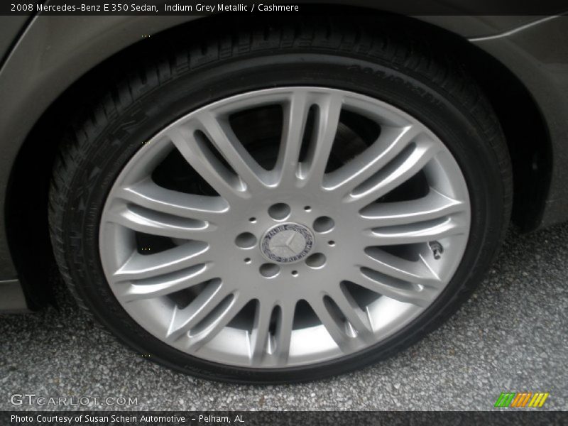 Indium Grey Metallic / Cashmere 2008 Mercedes-Benz E 350 Sedan