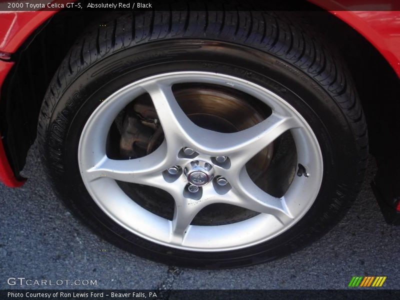 Absolutely Red / Black 2000 Toyota Celica GT-S