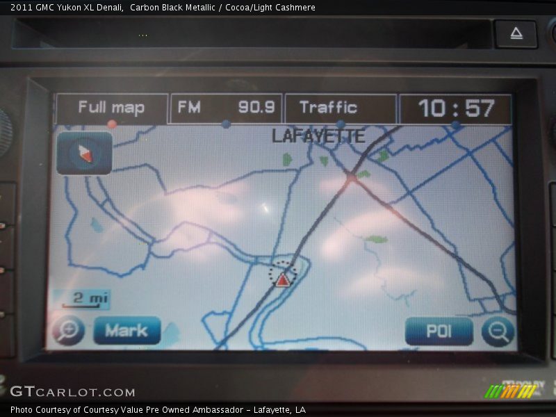 Carbon Black Metallic / Cocoa/Light Cashmere 2011 GMC Yukon XL Denali