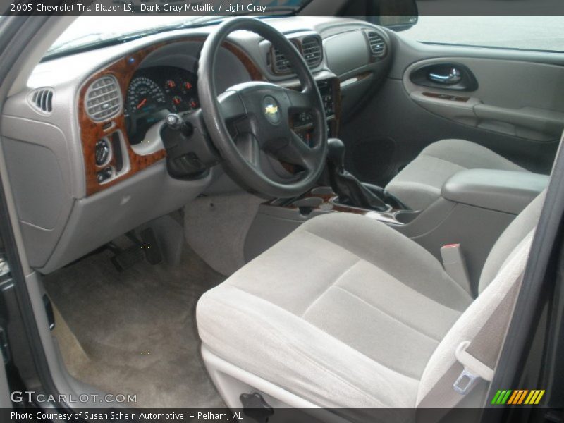 Dark Gray Metallic / Light Gray 2005 Chevrolet TrailBlazer LS