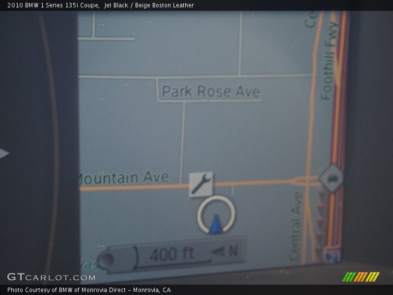 Jet Black / Beige Boston Leather 2010 BMW 1 Series 135i Coupe