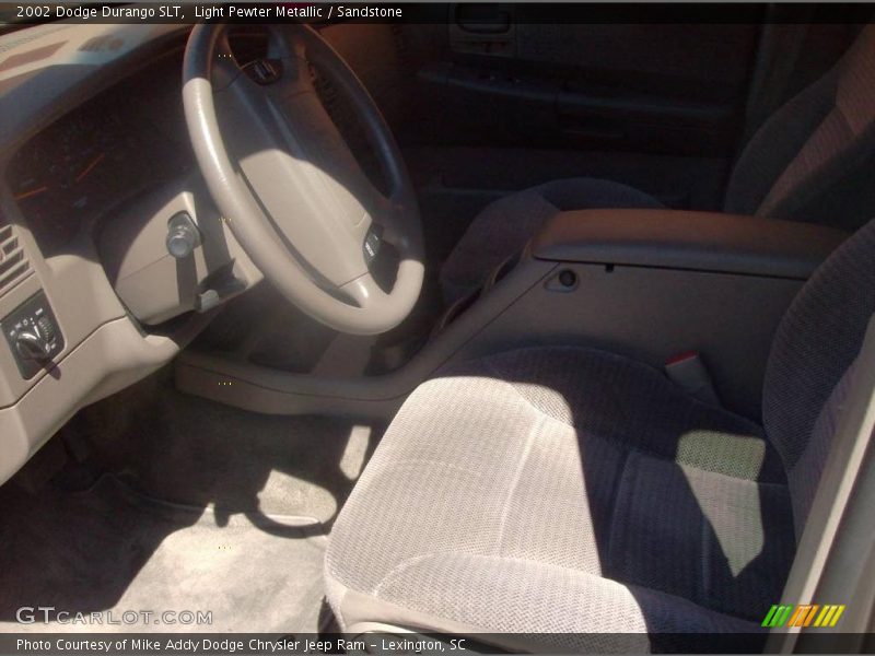 Light Pewter Metallic / Sandstone 2002 Dodge Durango SLT