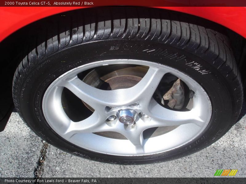 Absolutely Red / Black 2000 Toyota Celica GT-S