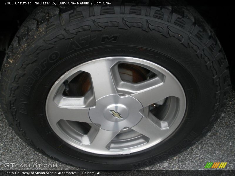 Dark Gray Metallic / Light Gray 2005 Chevrolet TrailBlazer LS