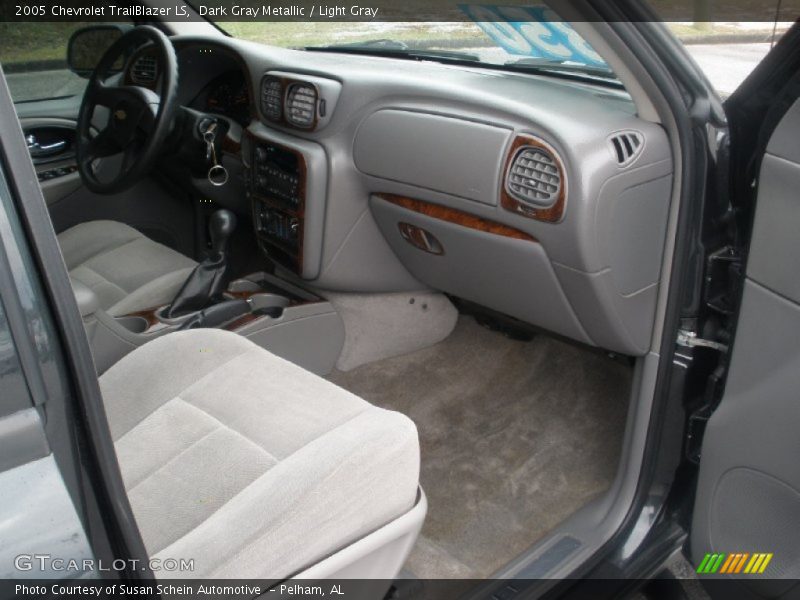 Dark Gray Metallic / Light Gray 2005 Chevrolet TrailBlazer LS