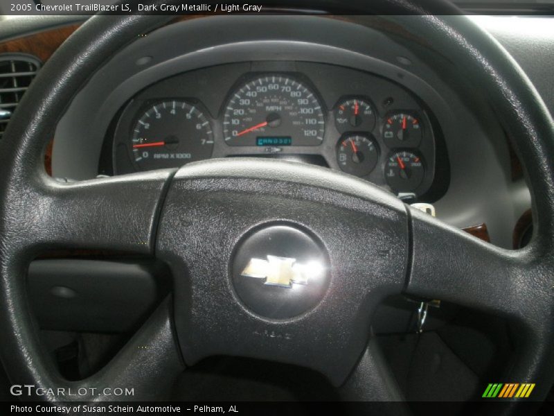 Dark Gray Metallic / Light Gray 2005 Chevrolet TrailBlazer LS