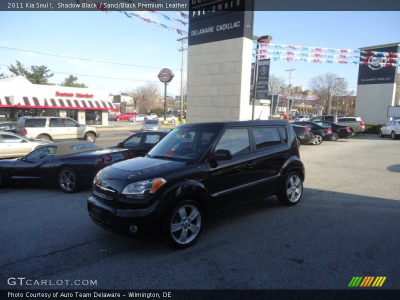 Shadow Black / Sand/Black Premium Leather 2011 Kia Soul !