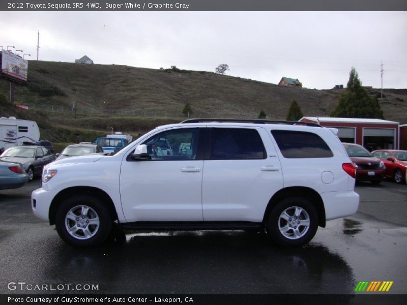 Super White / Graphite Gray 2012 Toyota Sequoia SR5 4WD