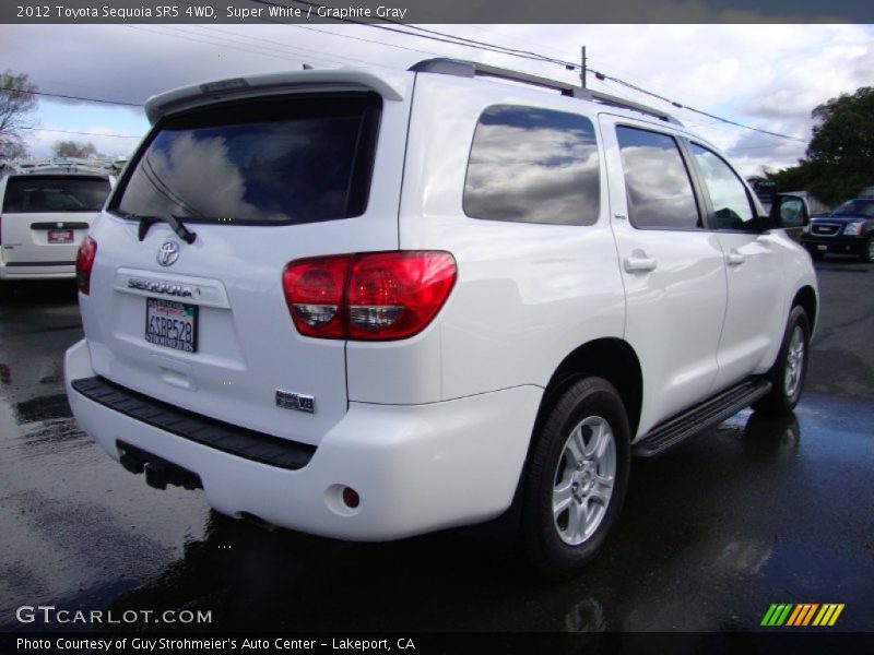 Super White / Graphite Gray 2012 Toyota Sequoia SR5 4WD