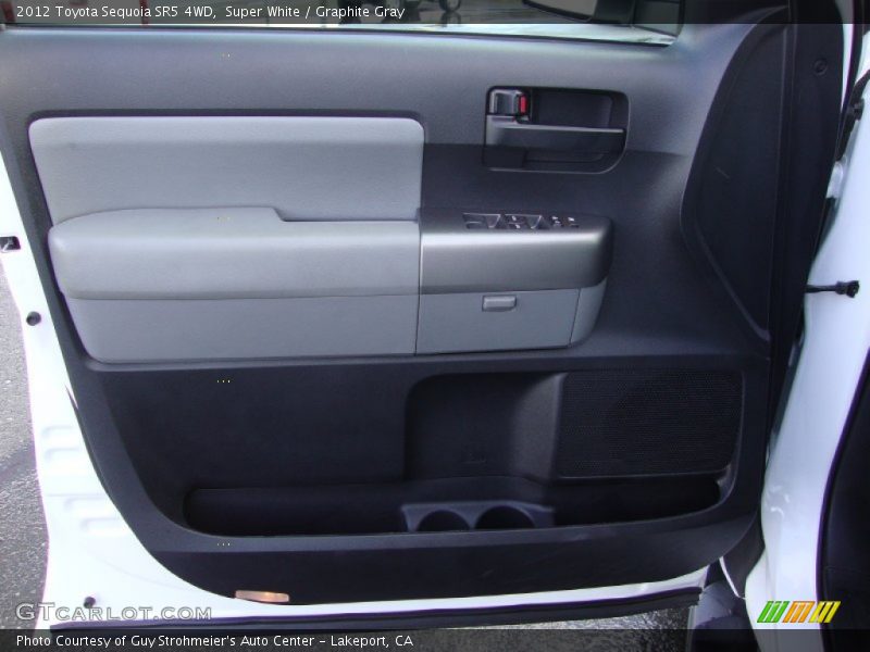 Super White / Graphite Gray 2012 Toyota Sequoia SR5 4WD