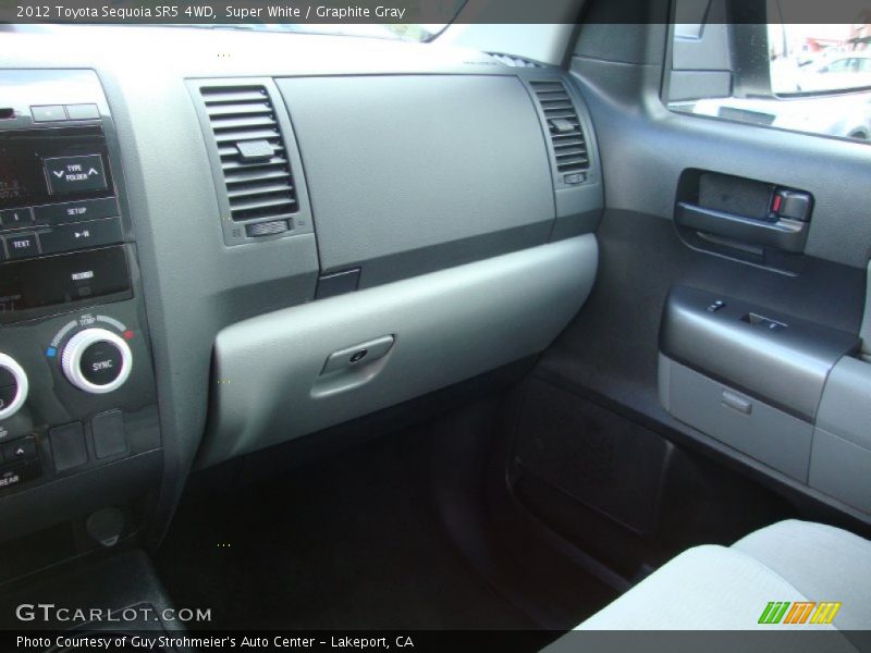 Super White / Graphite Gray 2012 Toyota Sequoia SR5 4WD