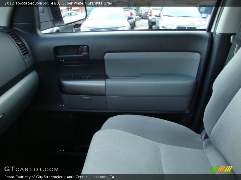 Super White / Graphite Gray 2012 Toyota Sequoia SR5 4WD