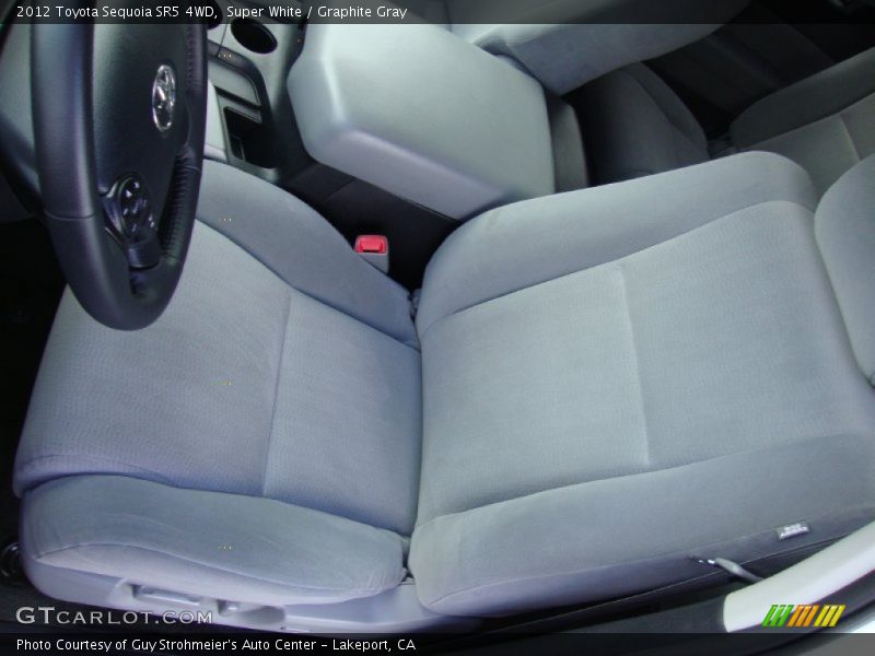 Super White / Graphite Gray 2012 Toyota Sequoia SR5 4WD