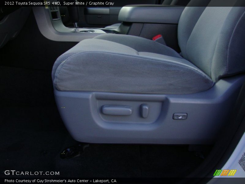 Super White / Graphite Gray 2012 Toyota Sequoia SR5 4WD