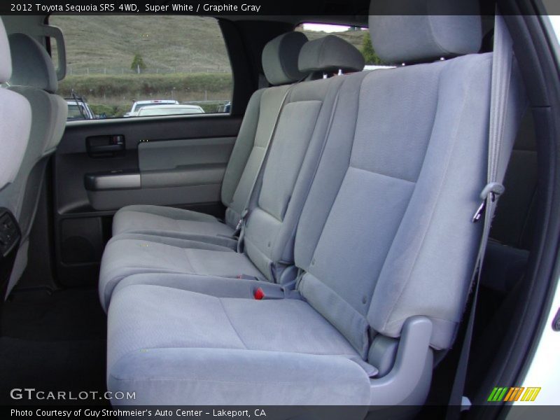 Super White / Graphite Gray 2012 Toyota Sequoia SR5 4WD