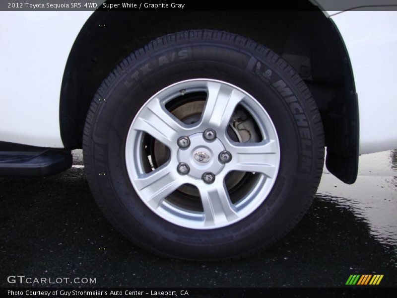 Super White / Graphite Gray 2012 Toyota Sequoia SR5 4WD