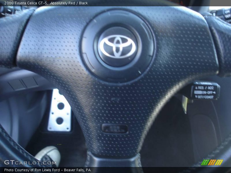 Absolutely Red / Black 2000 Toyota Celica GT-S