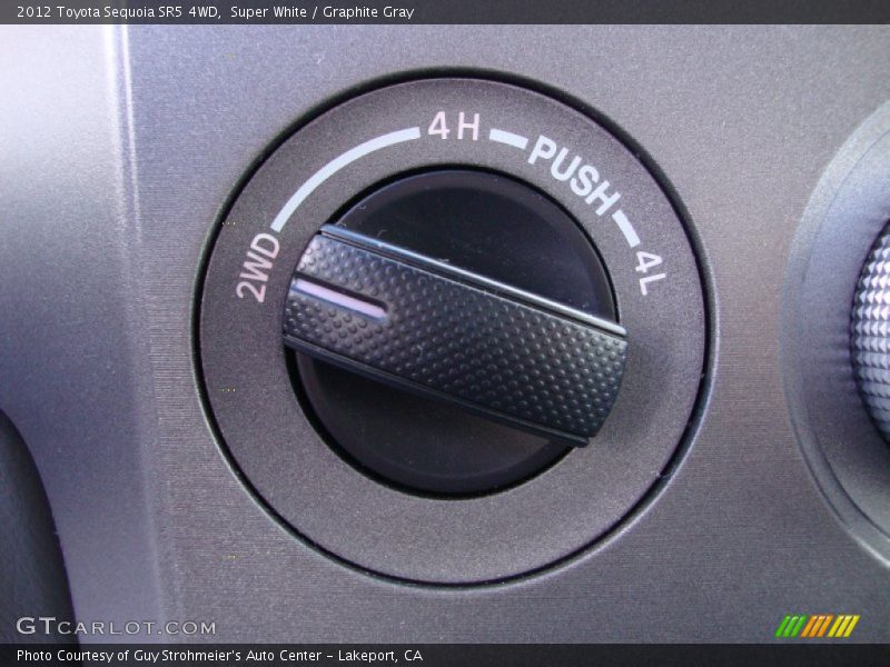 Super White / Graphite Gray 2012 Toyota Sequoia SR5 4WD