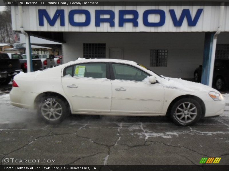 White Opal / Cocoa/Cashmere 2007 Buick Lucerne CXL