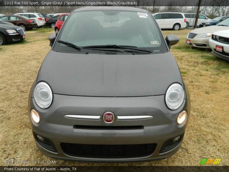 Grigio (Gray) / Sport Nero/Grigio/Nero (Black/Gray/Black) 2013 Fiat 500 Sport