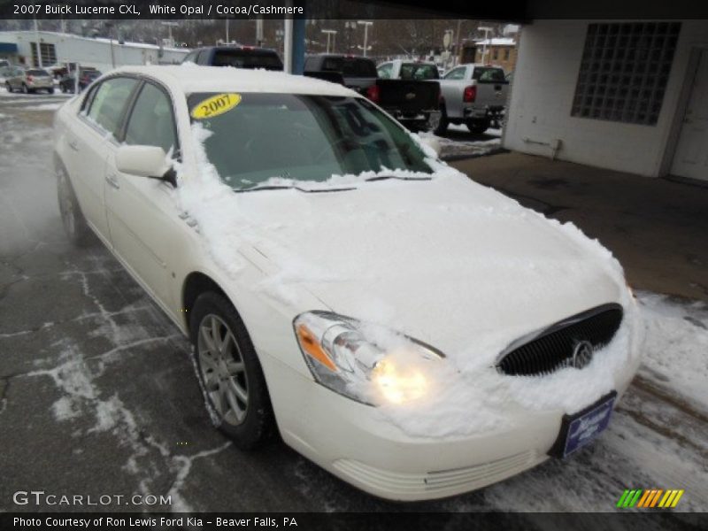 White Opal / Cocoa/Cashmere 2007 Buick Lucerne CXL