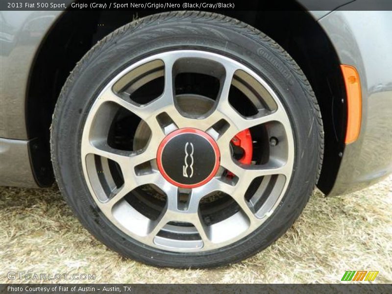 Grigio (Gray) / Sport Nero/Grigio/Nero (Black/Gray/Black) 2013 Fiat 500 Sport