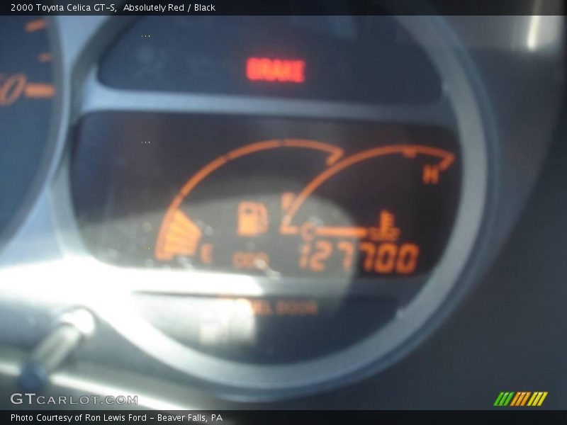 Absolutely Red / Black 2000 Toyota Celica GT-S