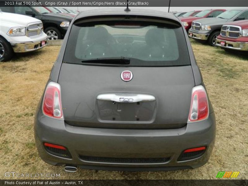 Grigio (Gray) / Sport Nero/Grigio/Nero (Black/Gray/Black) 2013 Fiat 500 Sport