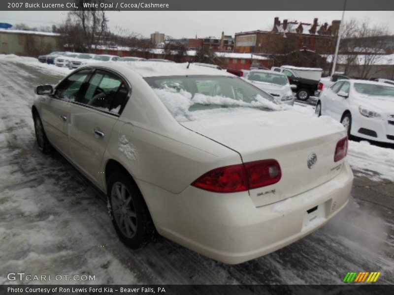 White Opal / Cocoa/Cashmere 2007 Buick Lucerne CXL