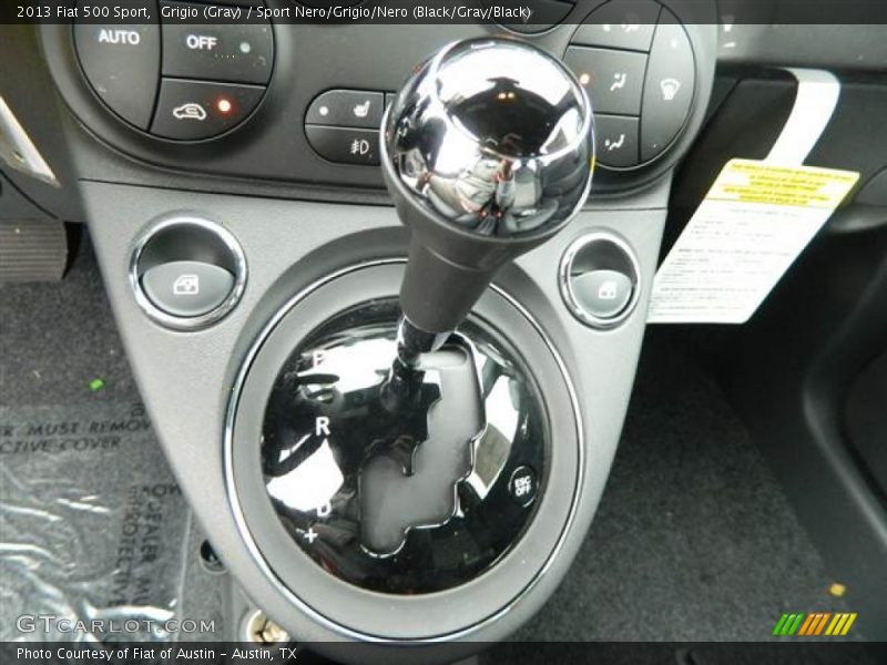 Grigio (Gray) / Sport Nero/Grigio/Nero (Black/Gray/Black) 2013 Fiat 500 Sport