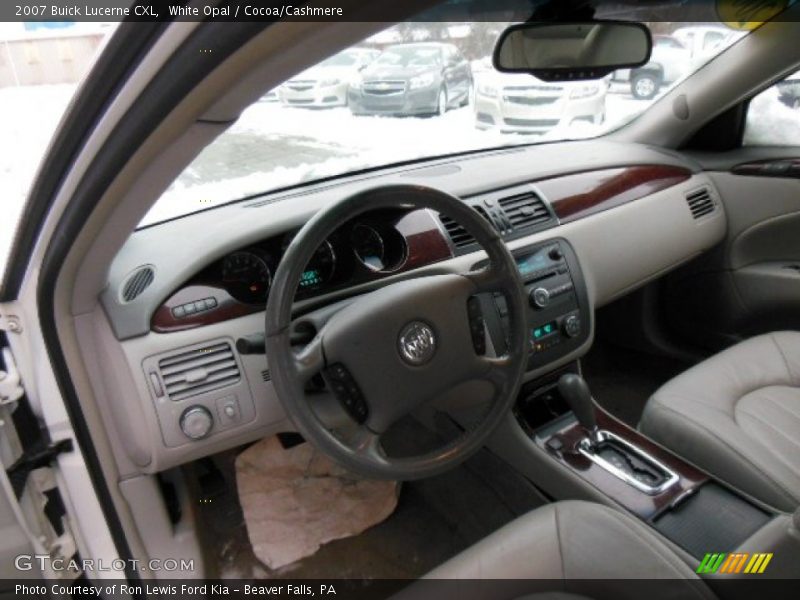 White Opal / Cocoa/Cashmere 2007 Buick Lucerne CXL
