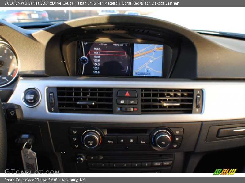 Titanium Silver Metallic / Coral Red/Black Dakota Leather 2010 BMW 3 Series 335i xDrive Coupe