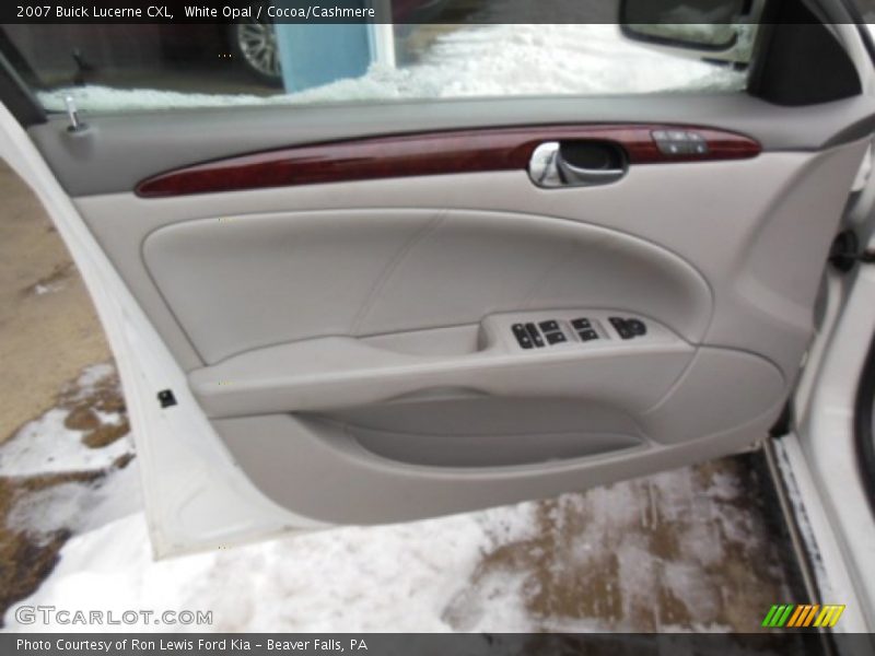 White Opal / Cocoa/Cashmere 2007 Buick Lucerne CXL