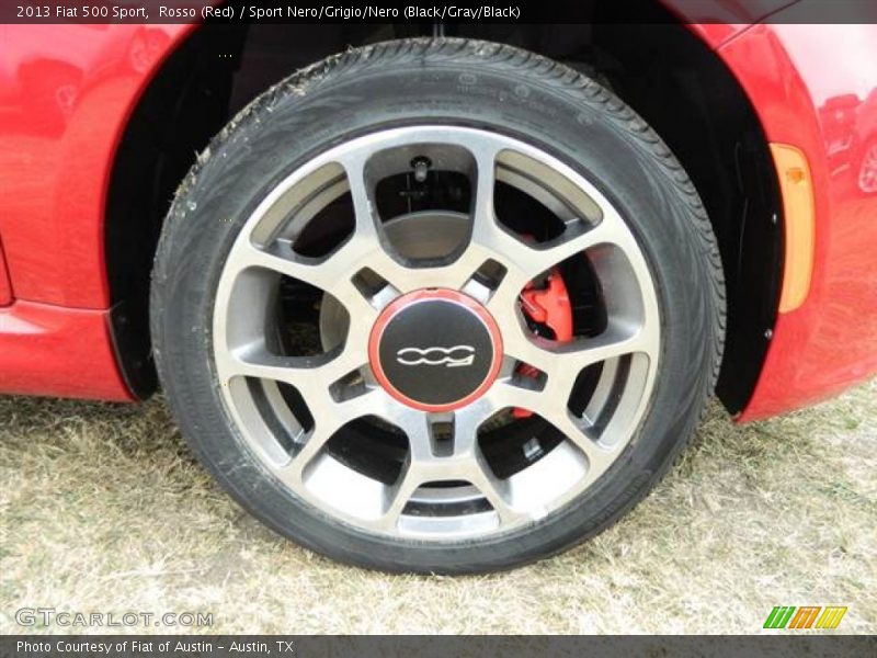 Rosso (Red) / Sport Nero/Grigio/Nero (Black/Gray/Black) 2013 Fiat 500 Sport