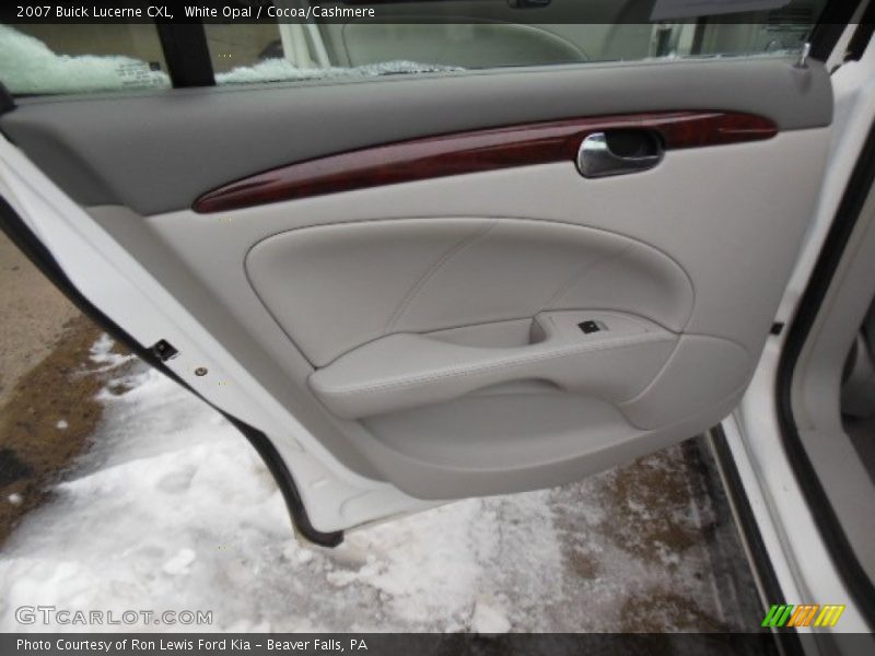 White Opal / Cocoa/Cashmere 2007 Buick Lucerne CXL