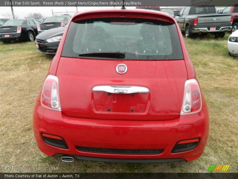 Rosso (Red) / Sport Nero/Grigio/Nero (Black/Gray/Black) 2013 Fiat 500 Sport