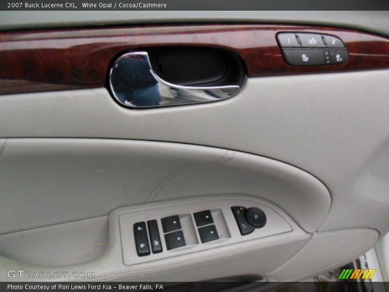 White Opal / Cocoa/Cashmere 2007 Buick Lucerne CXL