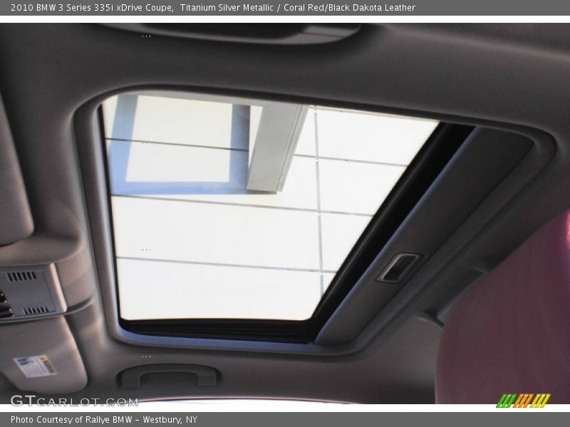 Titanium Silver Metallic / Coral Red/Black Dakota Leather 2010 BMW 3 Series 335i xDrive Coupe