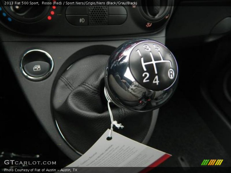 Rosso (Red) / Sport Nero/Grigio/Nero (Black/Gray/Black) 2013 Fiat 500 Sport