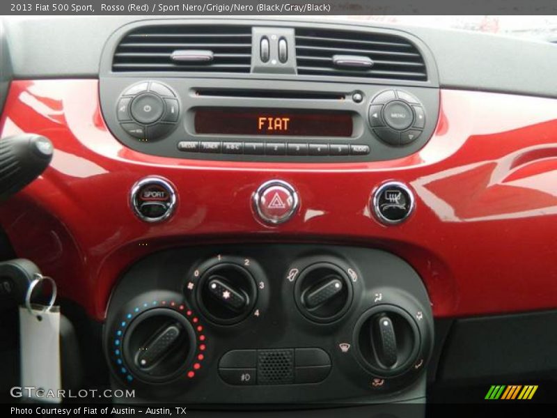 Rosso (Red) / Sport Nero/Grigio/Nero (Black/Gray/Black) 2013 Fiat 500 Sport