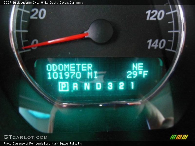 White Opal / Cocoa/Cashmere 2007 Buick Lucerne CXL